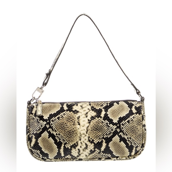 NWOT By Far Rachel Snake Print Bag